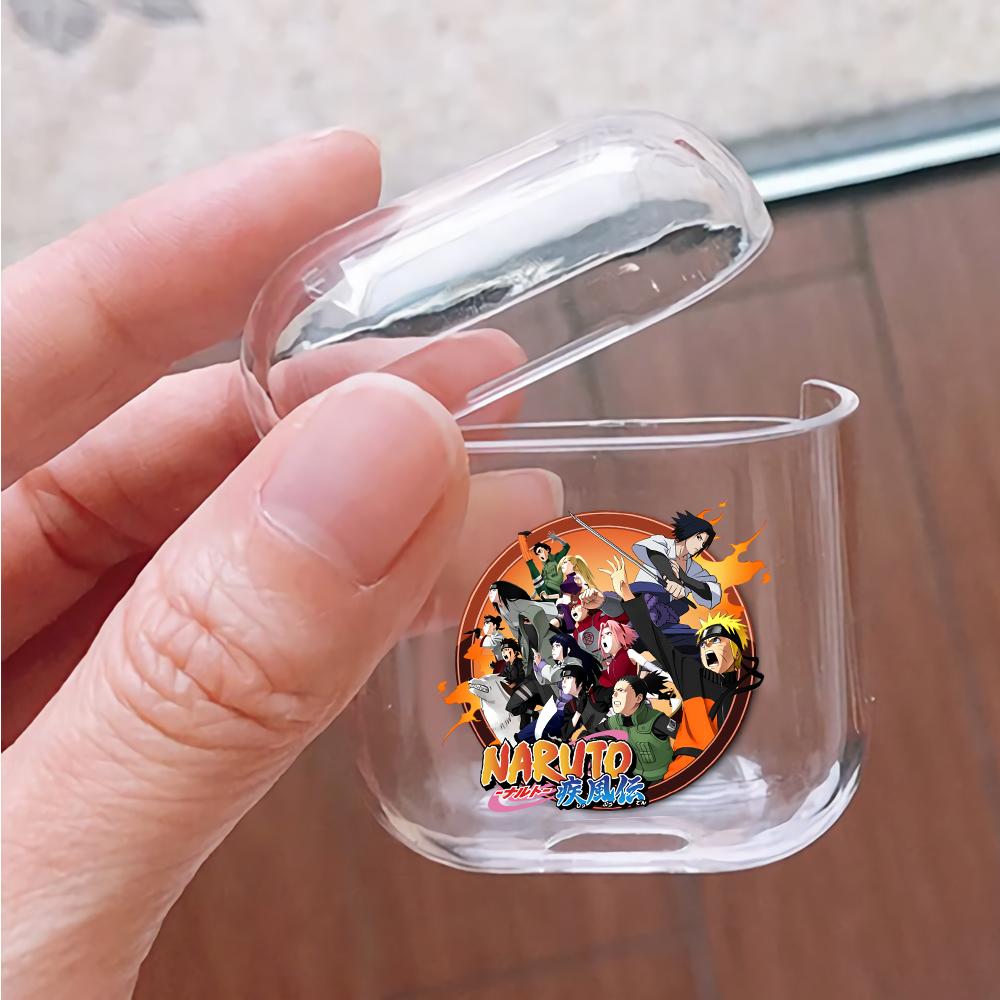 Naruto Shippuden Hard Plastic Protective Clear Case Cover For Apple Airpods-AirPod Case-Altracase