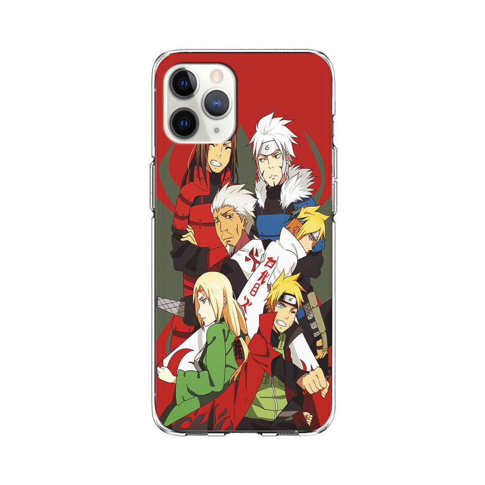 Naruto all hokages iPhone 11 Pro Max Case-Phone Case-Clear Soft Case-Altracase