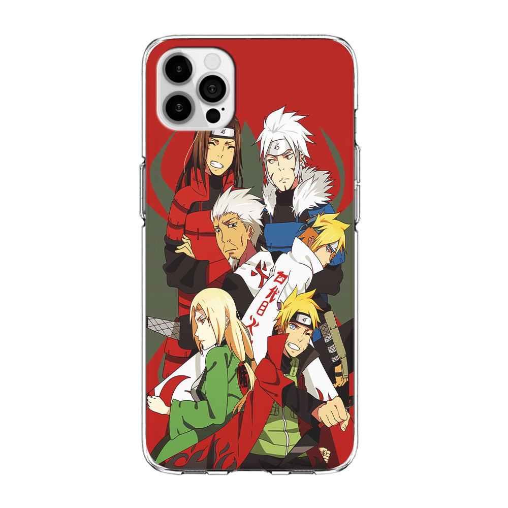 Naruto all hokages iPhone 15 Pro Case-Phone Case-Clear Soft Case-Altracase