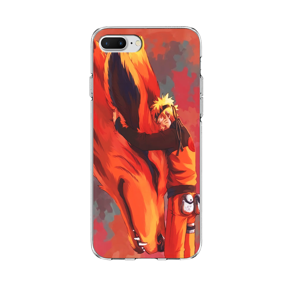 Naruto and Kurama iPhone 8 Plus Case-Phone Case-Clear Soft Case-Altracase