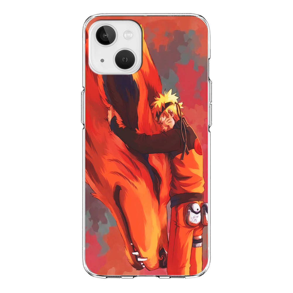 Naruto and Kurama iPhone 13 Mini Case-Phone Case-Clear Soft Case-Altracase