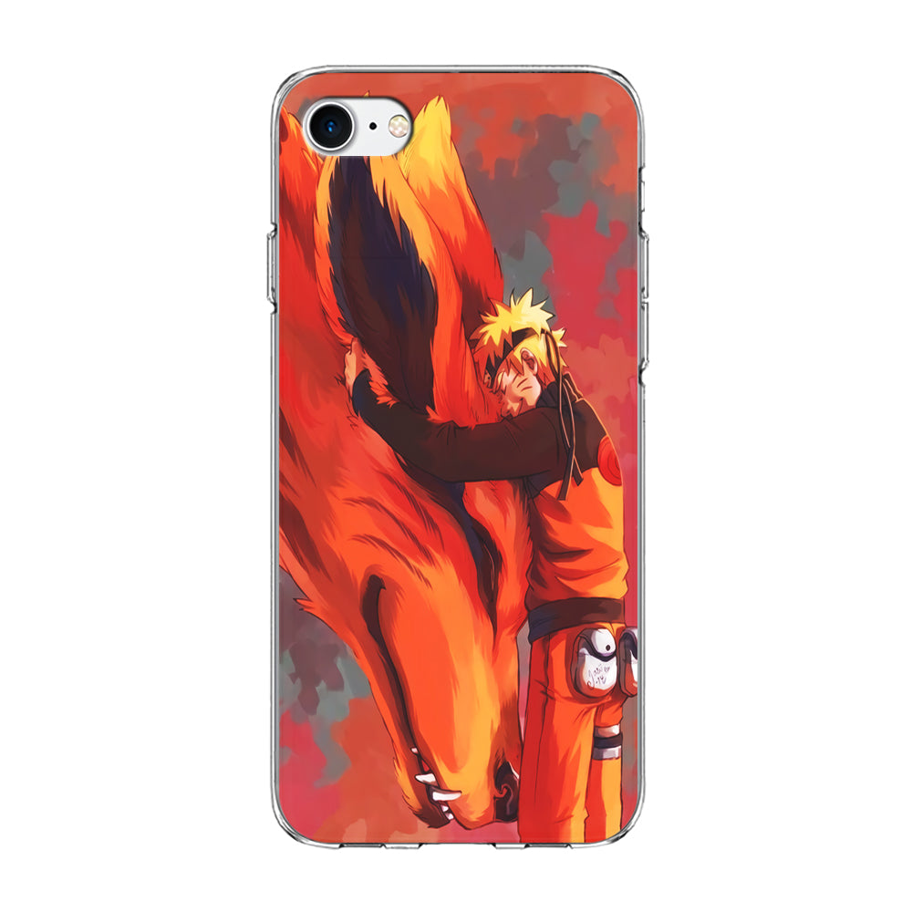 Naruto and Kurama iPhone 7 Case-Phone Case-Clear Soft Case-Altracase