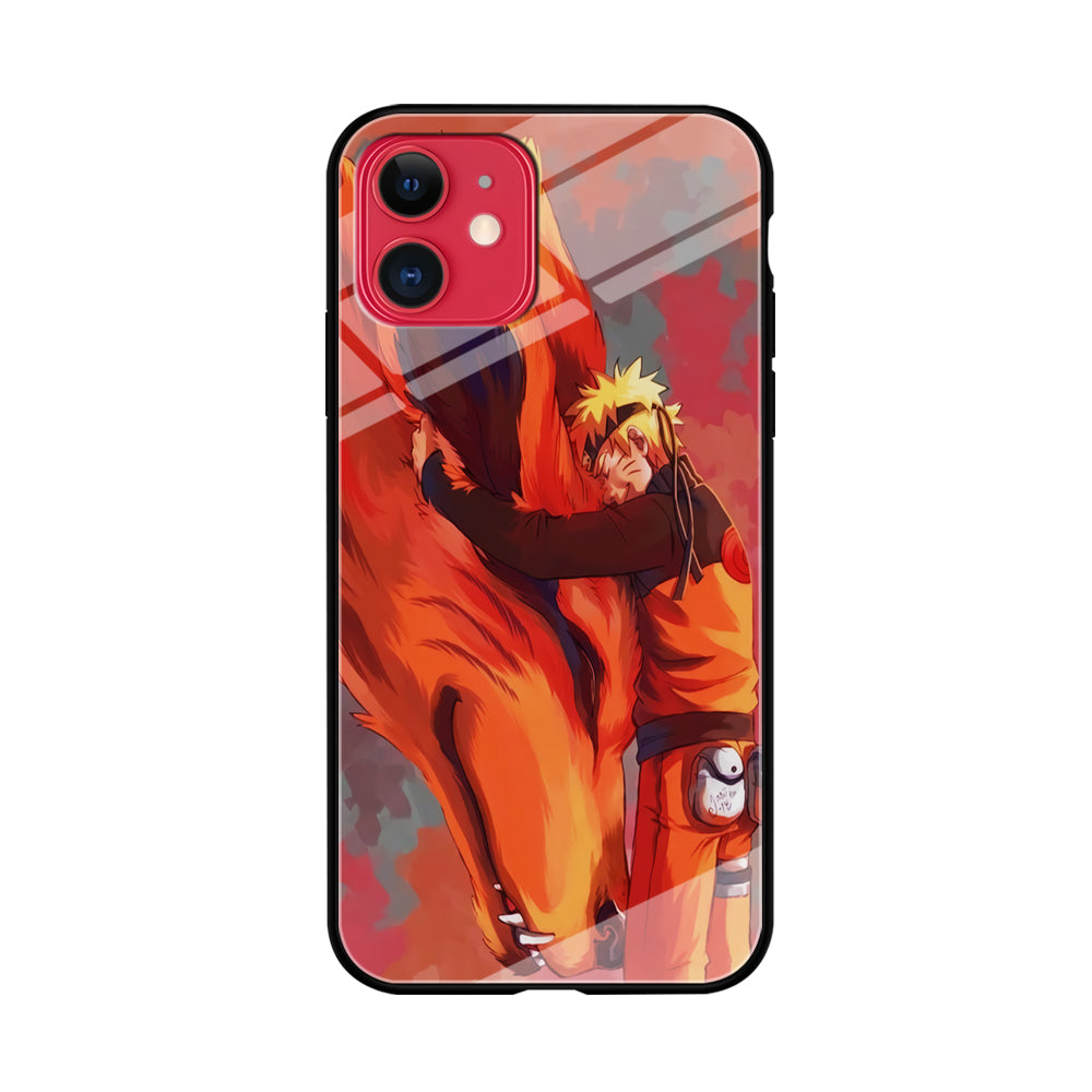 Naruto and Kurama iPhone 11 Case-Phone Case-Tempered Glass Case-Altracase