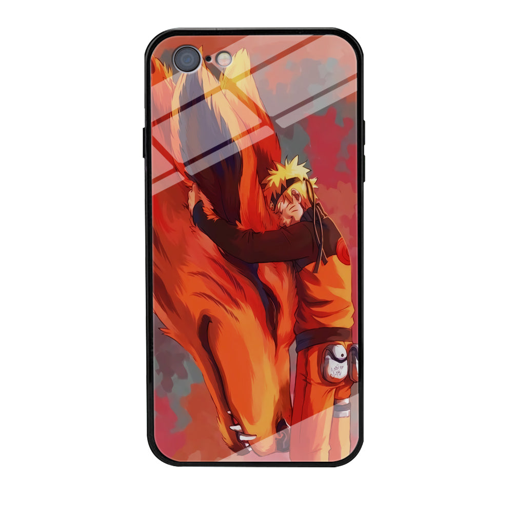 Naruto and Kurama iPhone 6 Plus | 6s Plus Case-Phone Case-Tempered Glass Case-Altracase