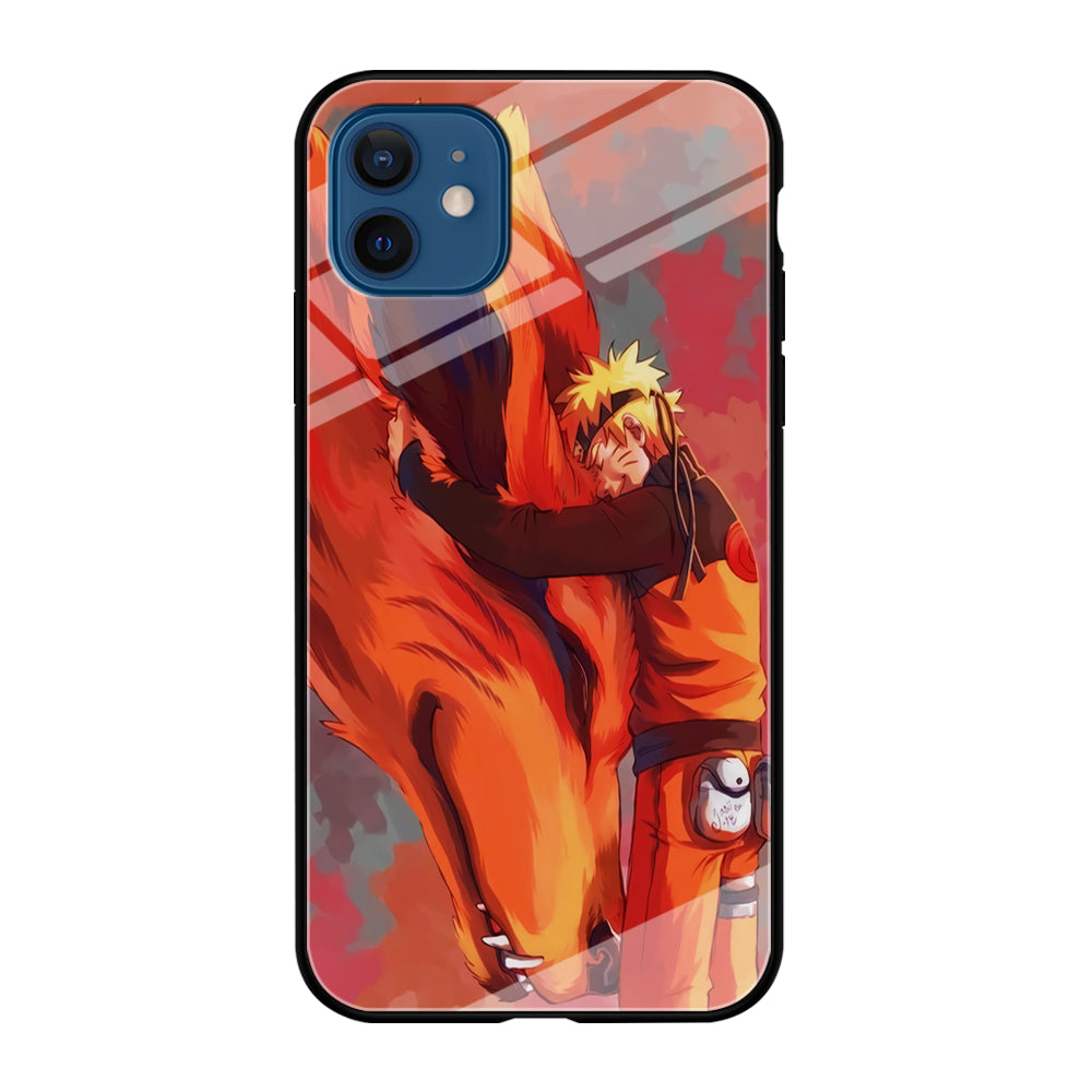 Naruto and Kurama iPhone 12 Case-Phone Case-Tempered Glass Case-Altracase