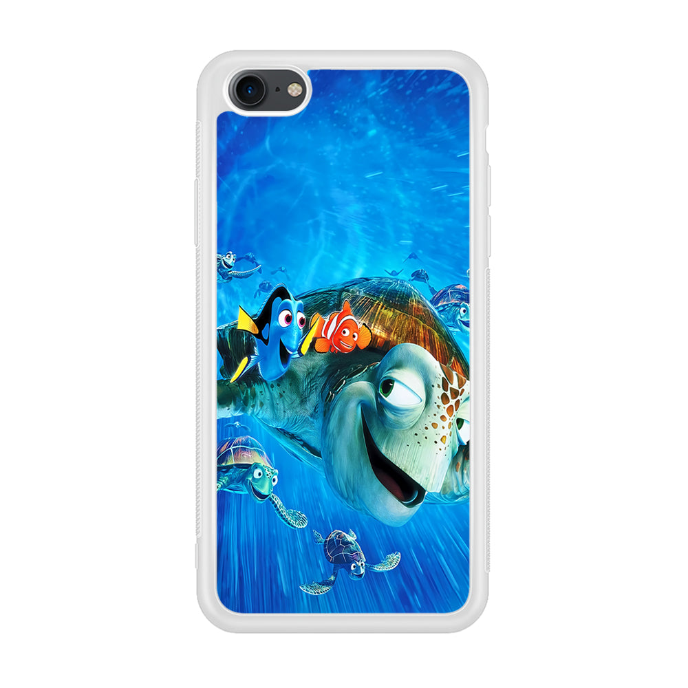 Nemo Dorry and Turtles iPhone 7 Case-Phone Case-Rubber White (2D Case)-Altracase
