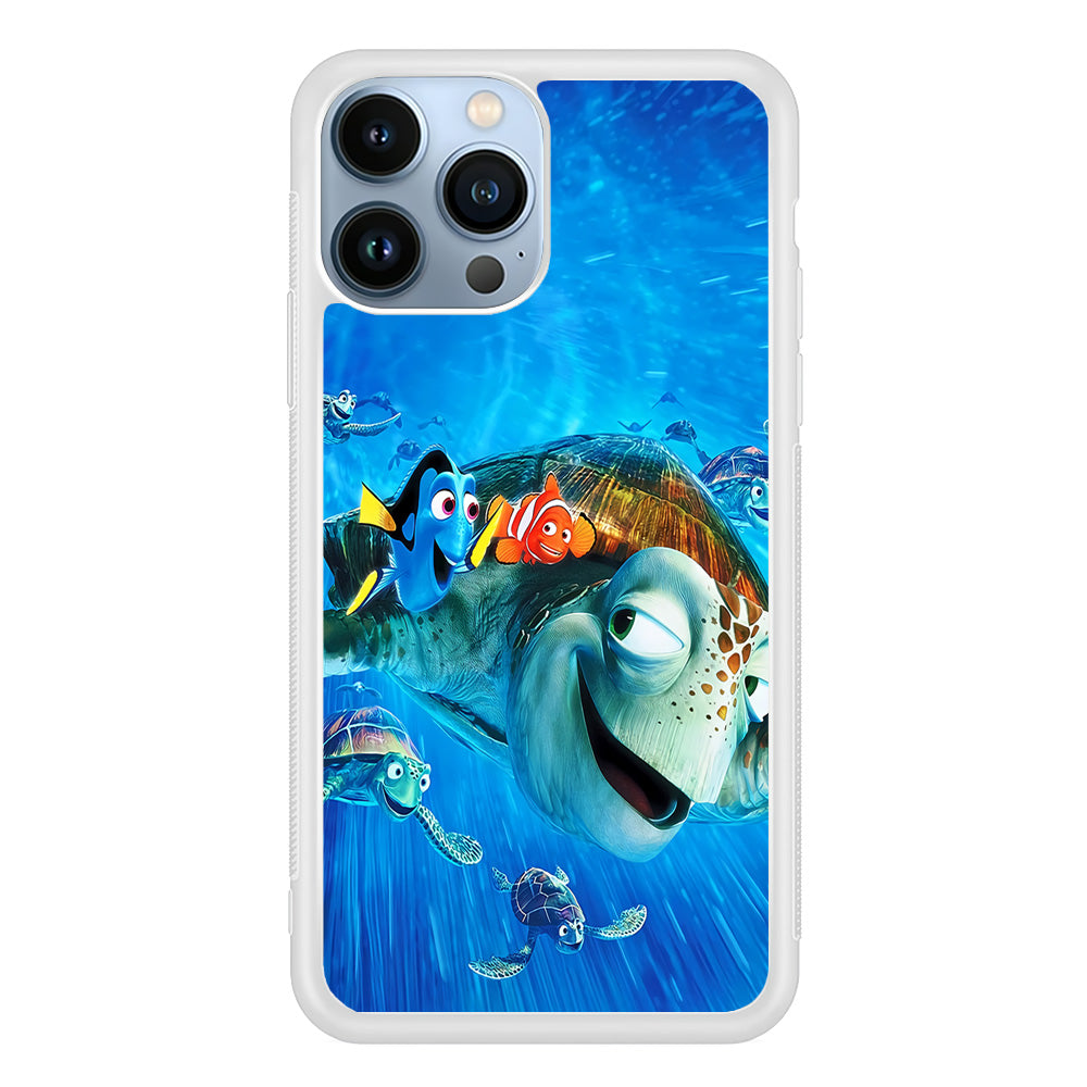 Nemo Dorry and Turtles iPhone 13 Pro Case-Phone Case-Rubber White (2D Case)-Altracase