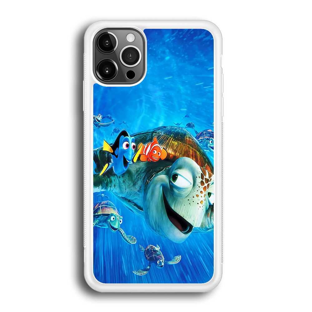 Nemo Dorry and Turtles iPhone 12 Pro Max Case-Phone Case-Rubber White (2D Case)-Altracase