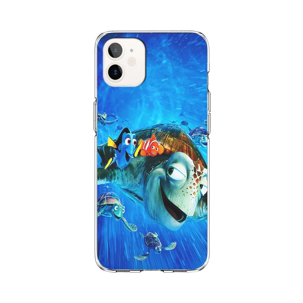 Nemo Dorry and Turtles iPhone 12 Case-Phone Case-Clear Soft Case-Altracase