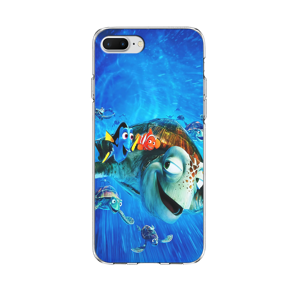 Nemo Dorry and Turtles iPhone 8 Plus Case-Phone Case-Clear Soft Case-Altracase