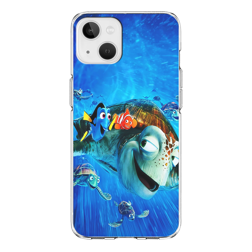 Nemo Dorry and Turtles iPhone 13 Mini Case-Phone Case-Clear Soft Case-Altracase