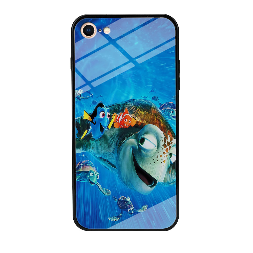 Nemo Dorry and Turtles iPhone 7 Case-Phone Case-Tempered Glass Case-Altracase