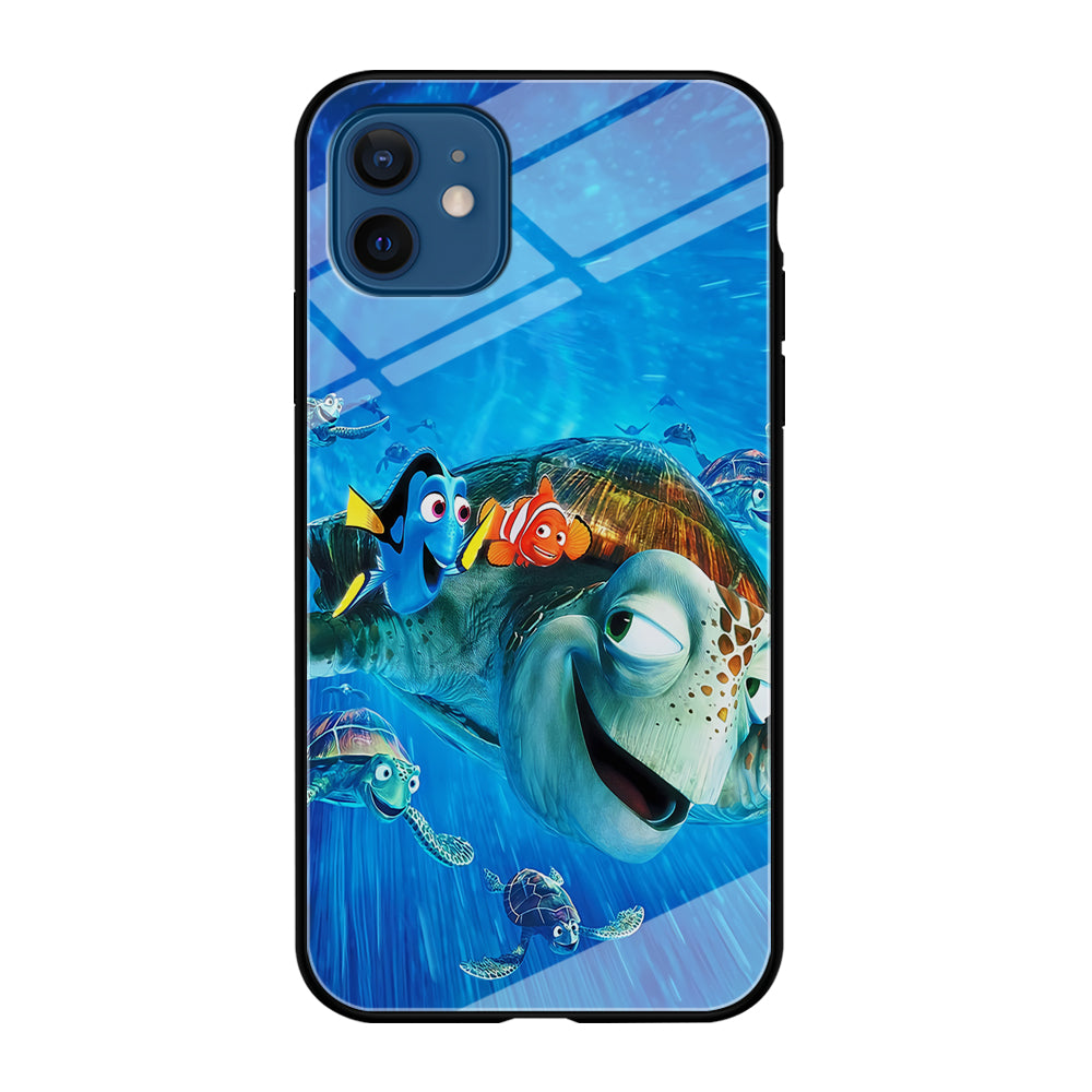 Nemo Dorry and Turtles iPhone 12 Case-Phone Case-Tempered Glass Case-Altracase
