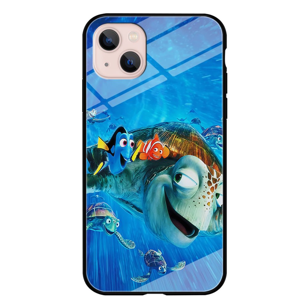 Nemo Dorry and Turtles iPhone 13 Mini Case-Phone Case-Tempered Glass Case-Altracase