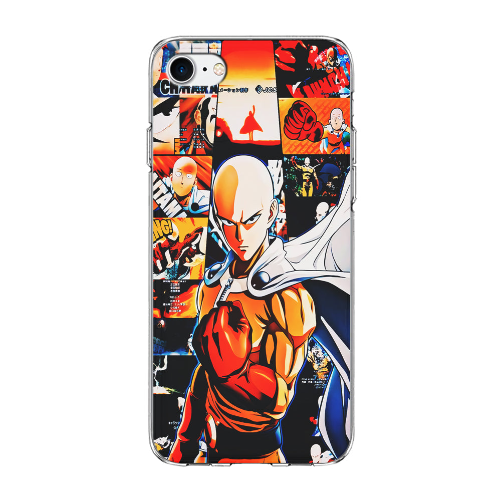OPM Saitama Aesthetic iPhone 7 Case-Phone Case-Clear Soft Case-Altracase