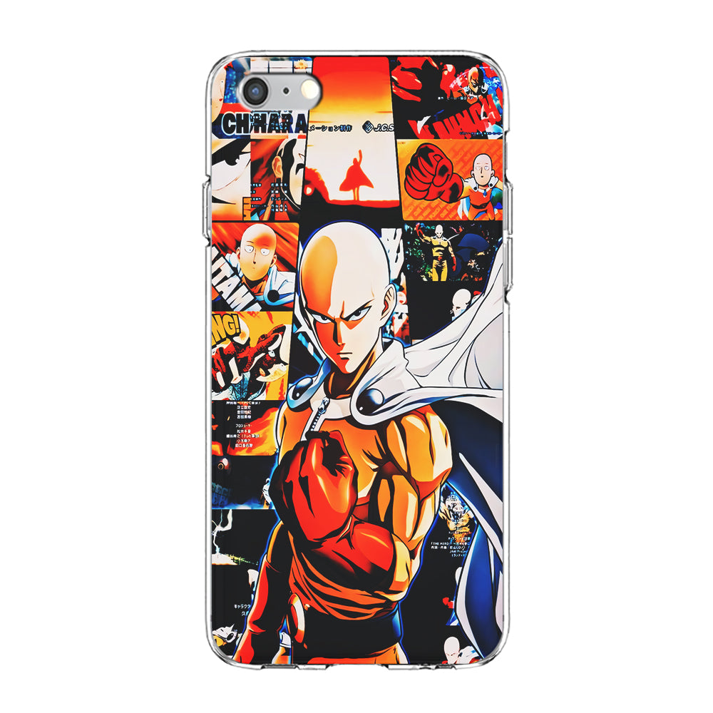 OPM Saitama Aesthetic iPhone 6 Plus | 6s Plus Case-Phone Case-Clear Soft Case-Altracase