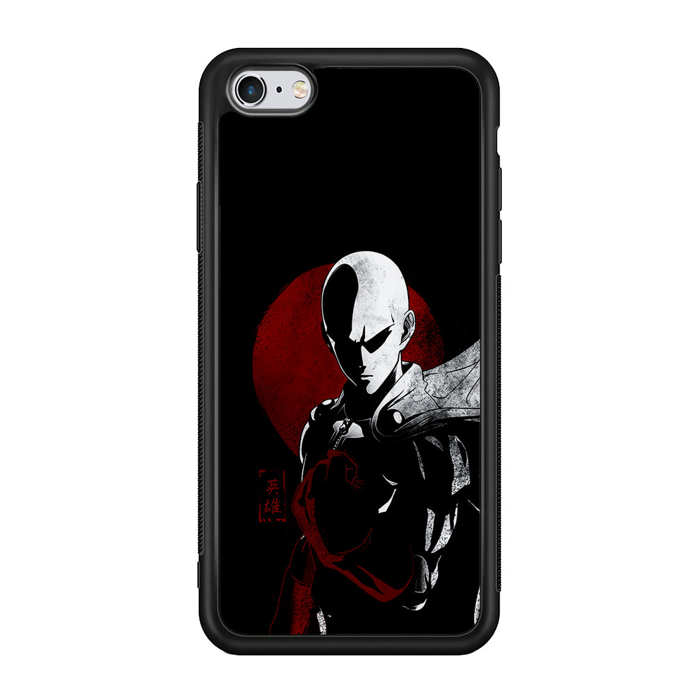 OPM Saitama Invincible iPhone 6 | 6s Case-Phone Case-Rubber Black (2D Case)-Altracase