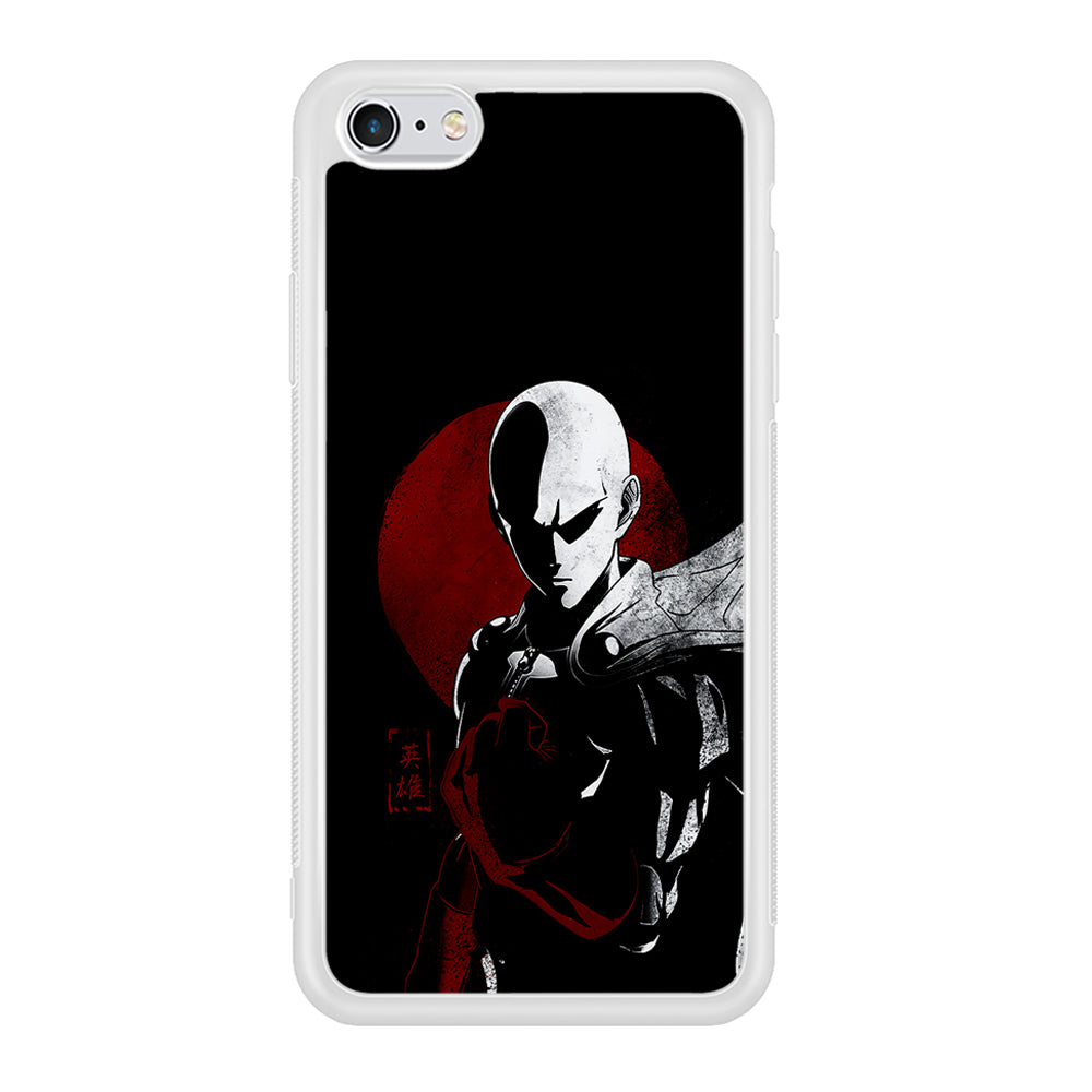 OPM Saitama Invincible iPhone 6 | 6s Case-Phone Case-Rubber White (2D Case)-Altracase