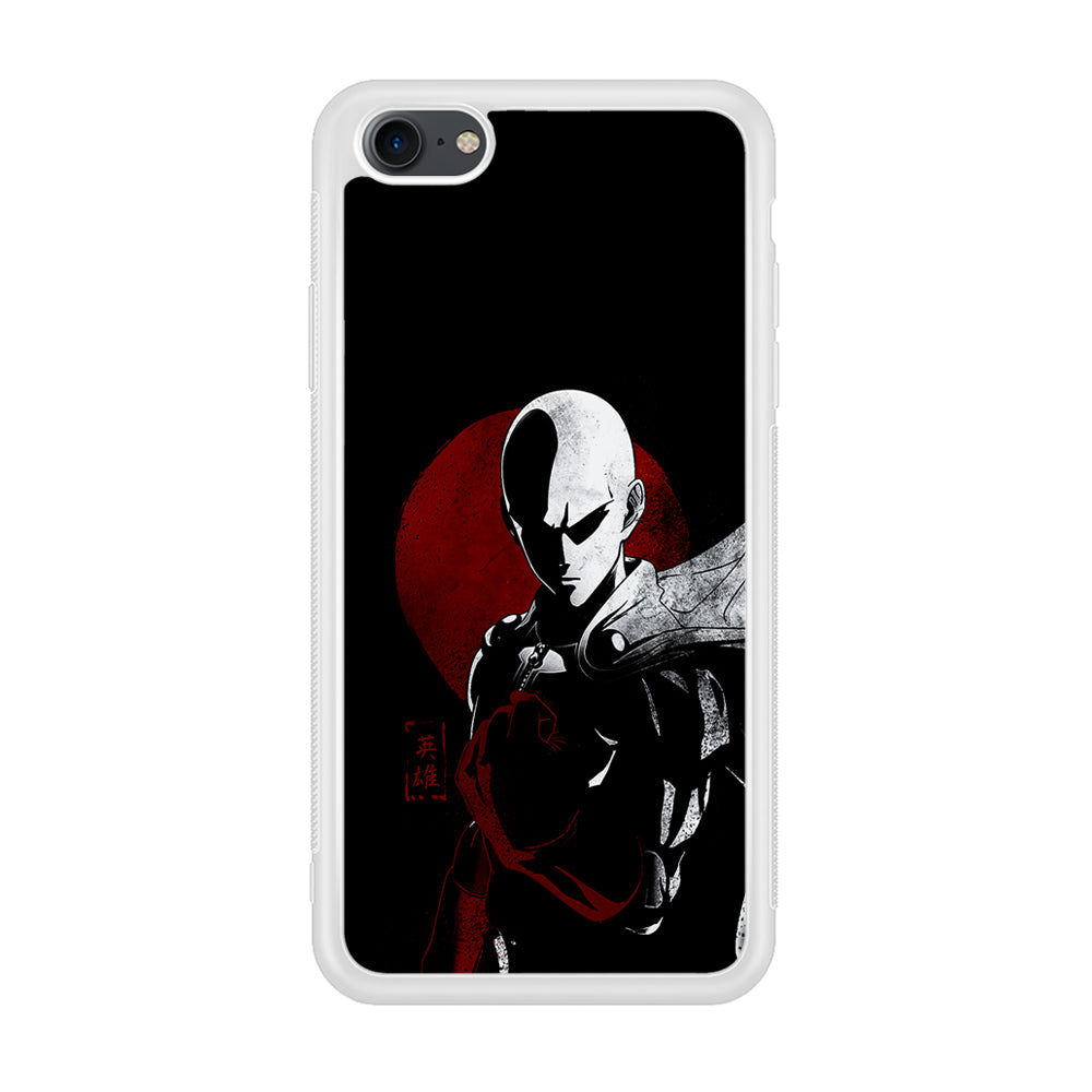 OPM Saitama Invincible iPhone 7 Case-Phone Case-Rubber White (2D Case)-Altracase