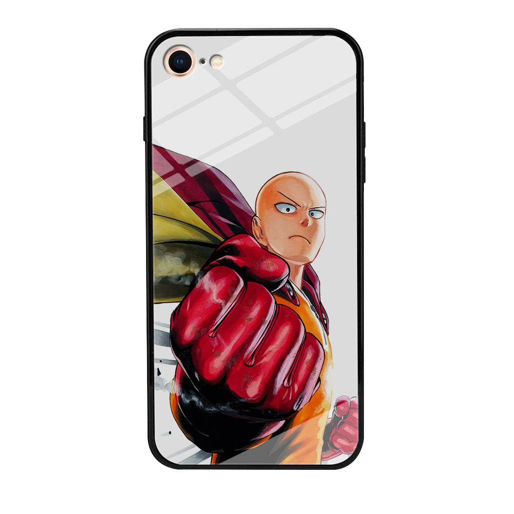 OPM Saitama Strong Punch iPhone 7 Case-Phone Case-Tempered Glass Case-Altracase