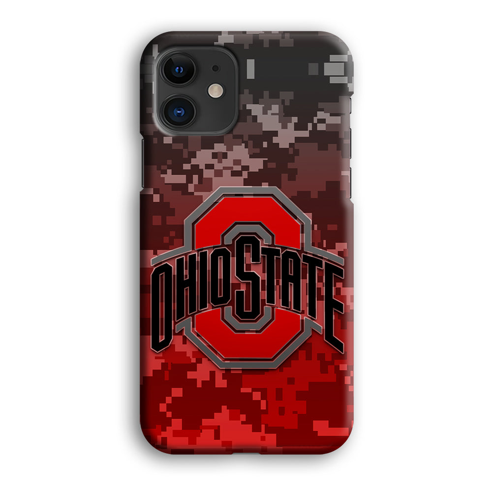 Ohio State Pixel Art iPhone 12 Mini Case-Phone Case-3D Case-Altracase