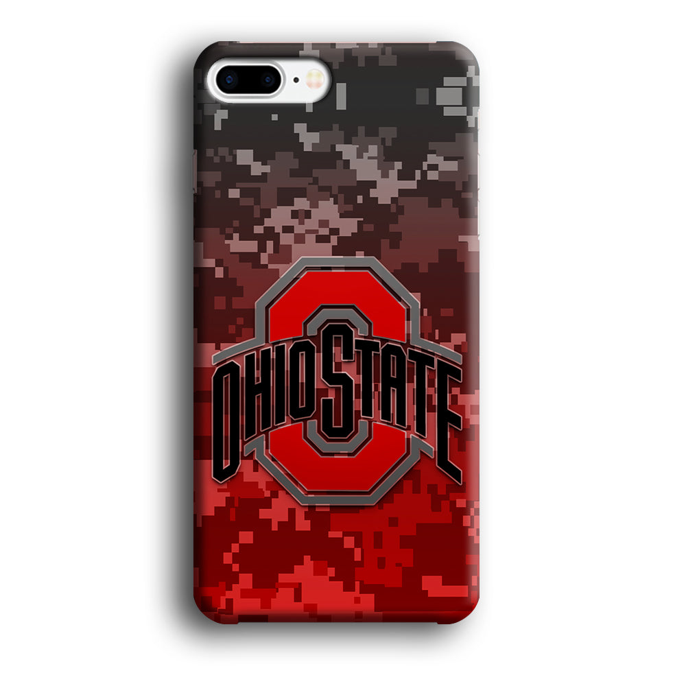 Ohio State Pixel Art iPhone 7 Plus Case-Phone Case-3D Case-Altracase