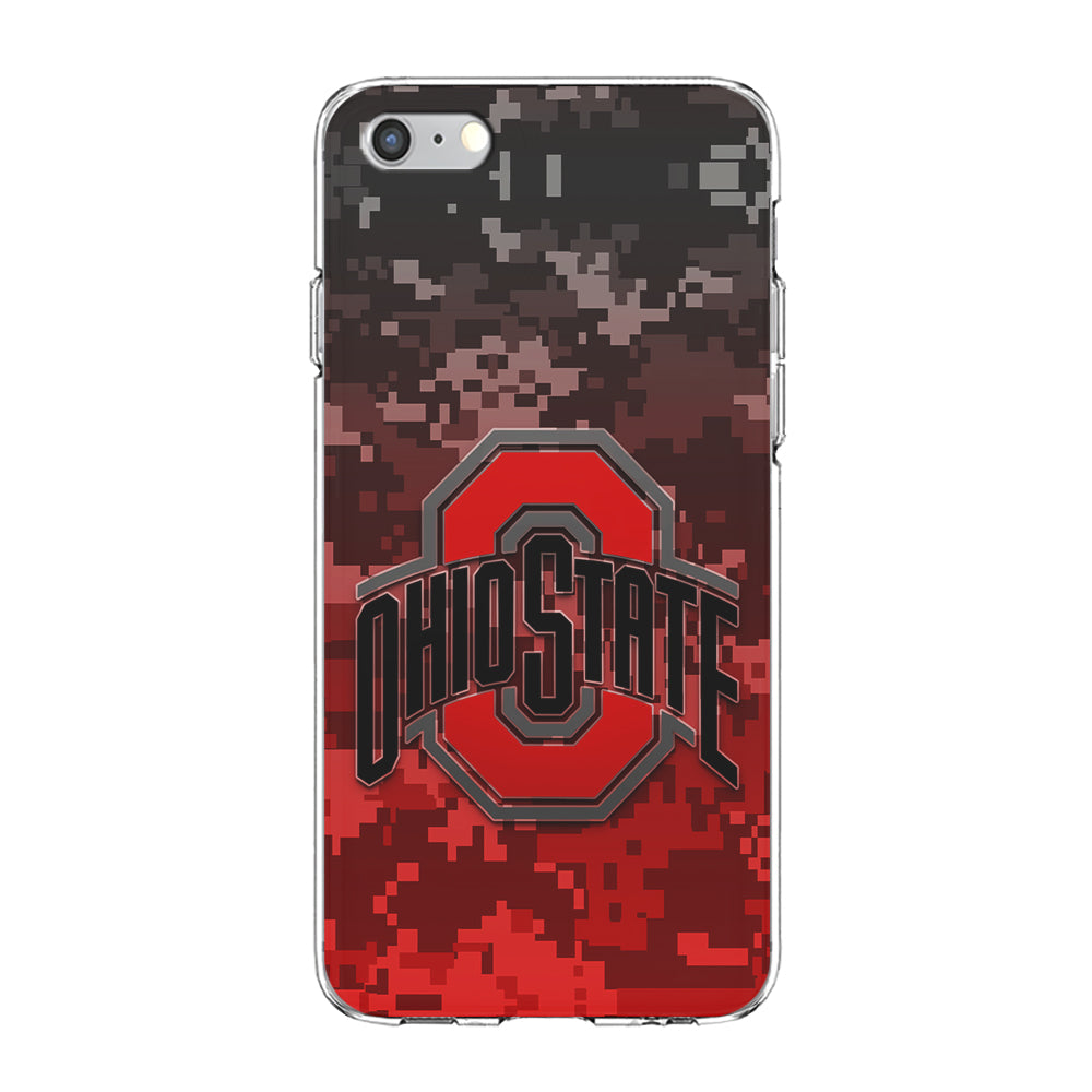 Ohio State Pixel Art iPhone 6 | 6s Case-Phone Case-Clear Soft Case-Altracase