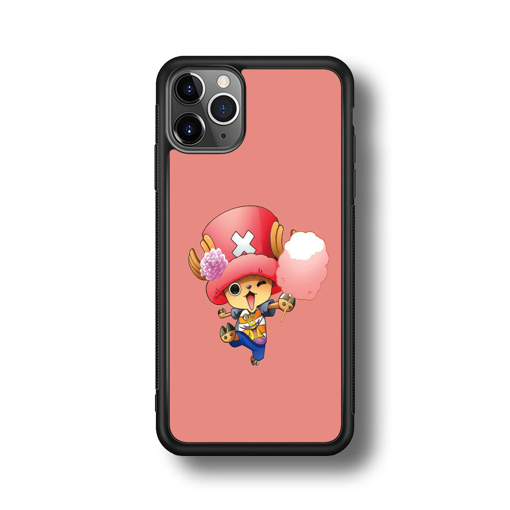 One Piece - Tony Tony Chopper 002 iPhone 11 Pro Max Case-Phone Case-Rubber Black (2D Case)-Altracase