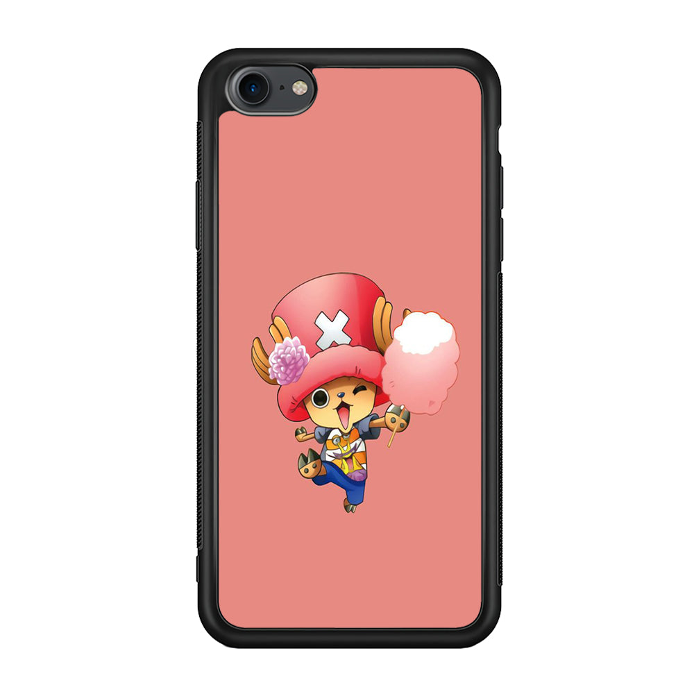 One Piece - Tony Tony Chopper 002 iPhone 8 Case-Phone Case-Rubber Black (2D Case)-Altracase