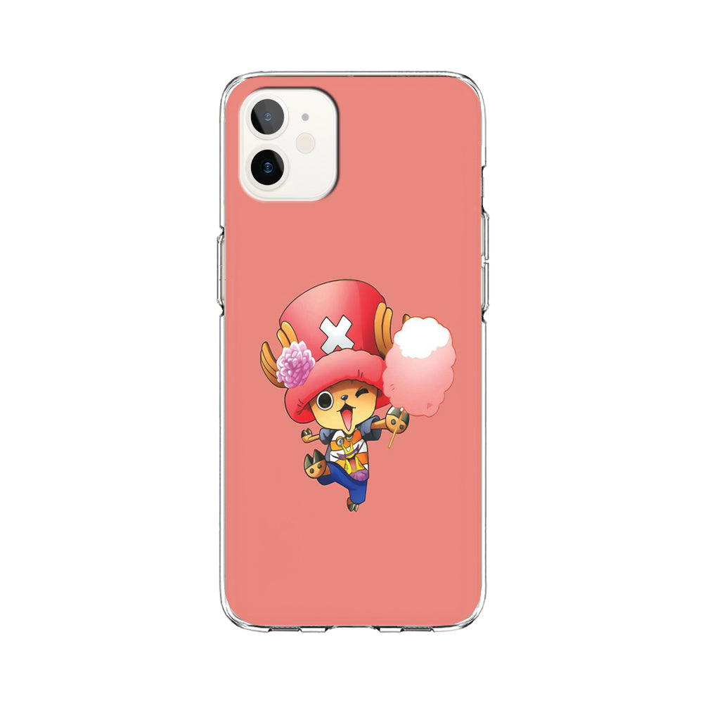 One Piece - Tony Tony Chopper 002 iPhone 12 Case-Phone Case-Clear Soft Case-Altracase
