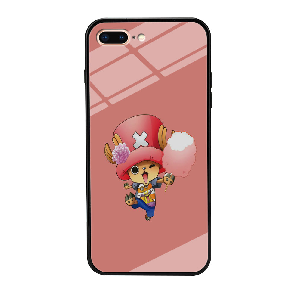One Piece - Tony Tony Chopper 002 iPhone 8 Plus Case-Phone Case-Tempered Glass Case-Altracase