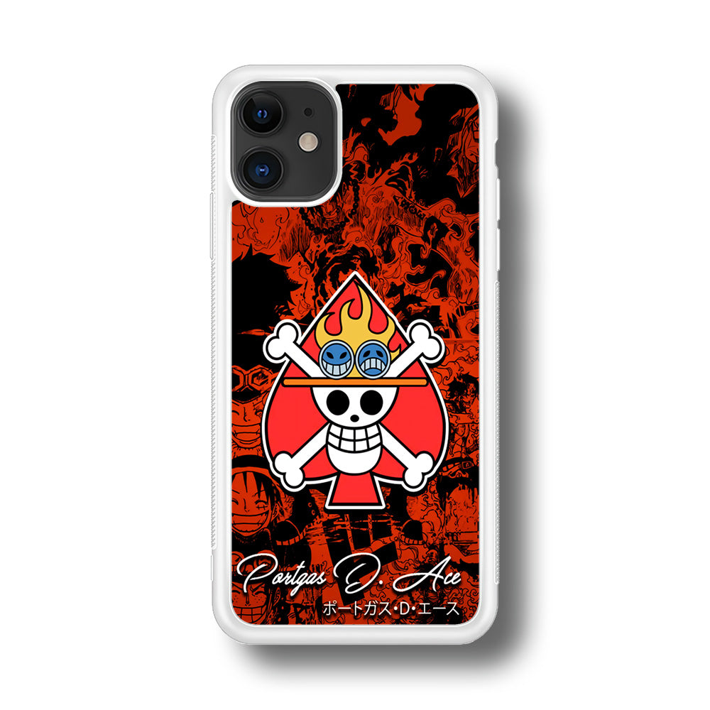 One Piece Ace Logo Comic iPhone 11 Case - Altracase