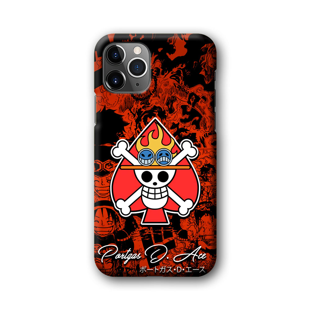 One Piece Ace Logo Comic iPhone 11 Pro Max Case-Phone Case-3D Case-Altracase