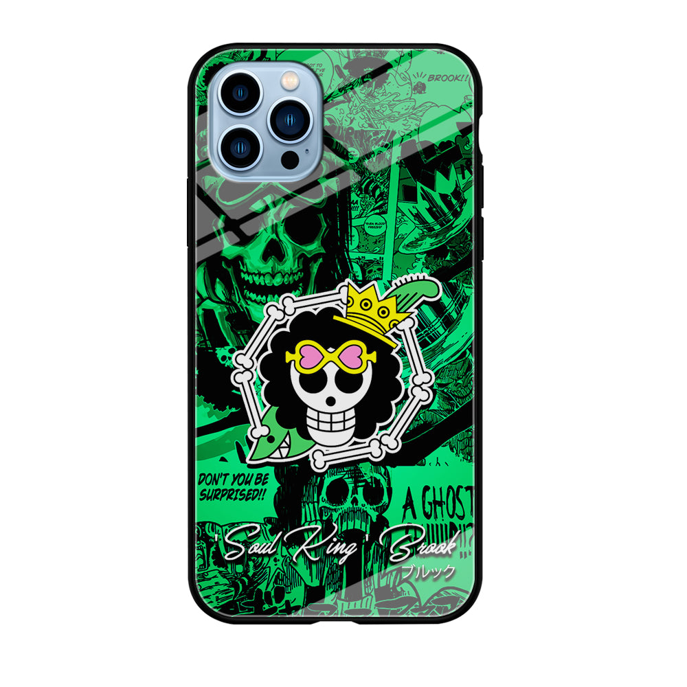 One Piece Brook Logo Comic iPhone 12 Pro Max Case-Phone Case-Tempered Glass Case-Altracase