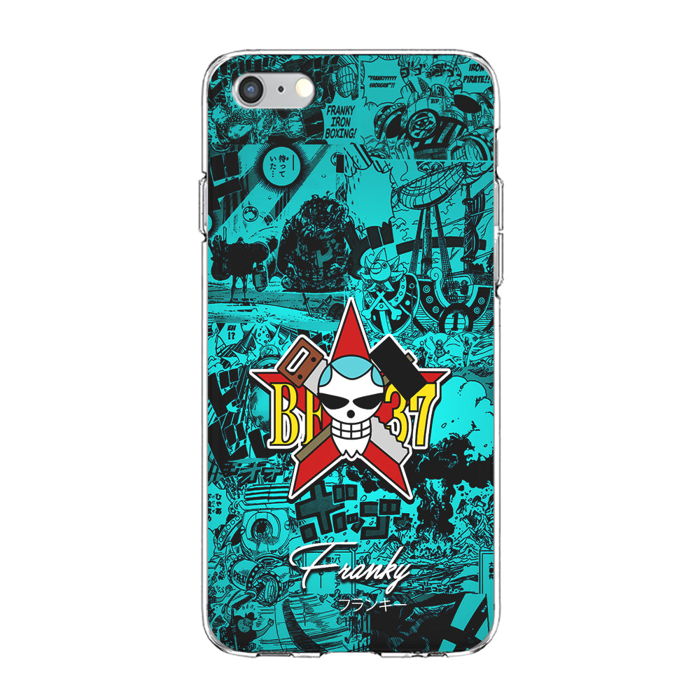 One Piece Franky Logo Comic iPhone 6 Plus | 6s Plus Case-Phone Case-Clear Soft Case-Altracase