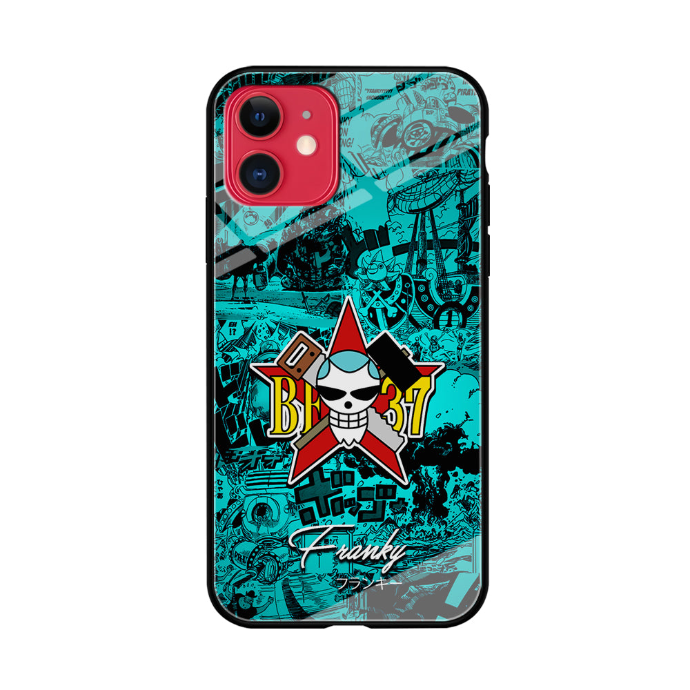 One Piece Franky Logo Comic iPhone 11 Case-Phone Case-Tempered Glass Case-Altracase