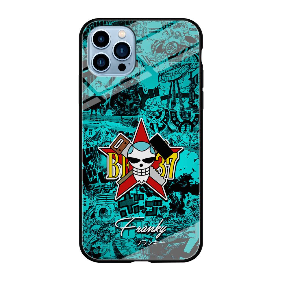 One Piece Franky Logo Comic iPhone 12 Pro Max Case-Phone Case-Tempered Glass Case-Altracase