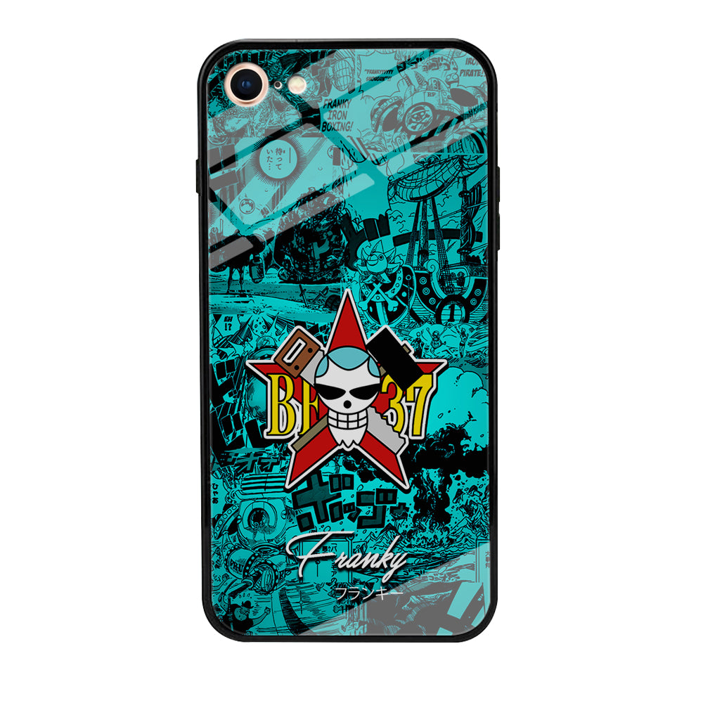 One Piece Franky Logo Comic iPhone 7 Case-Phone Case-Tempered Glass Case-Altracase