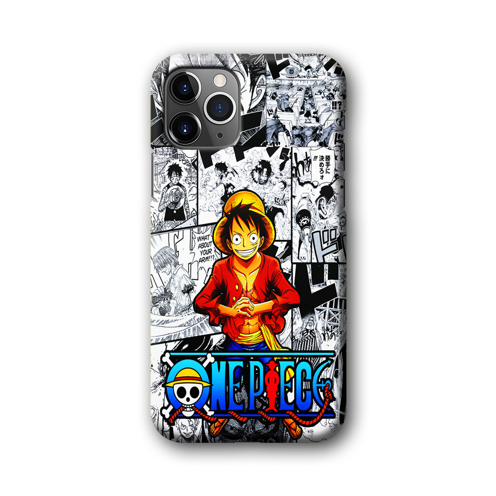 One Piece Luffy Comic iPhone 11 Pro Max Case-Phone Case-3D Case-Altracase
