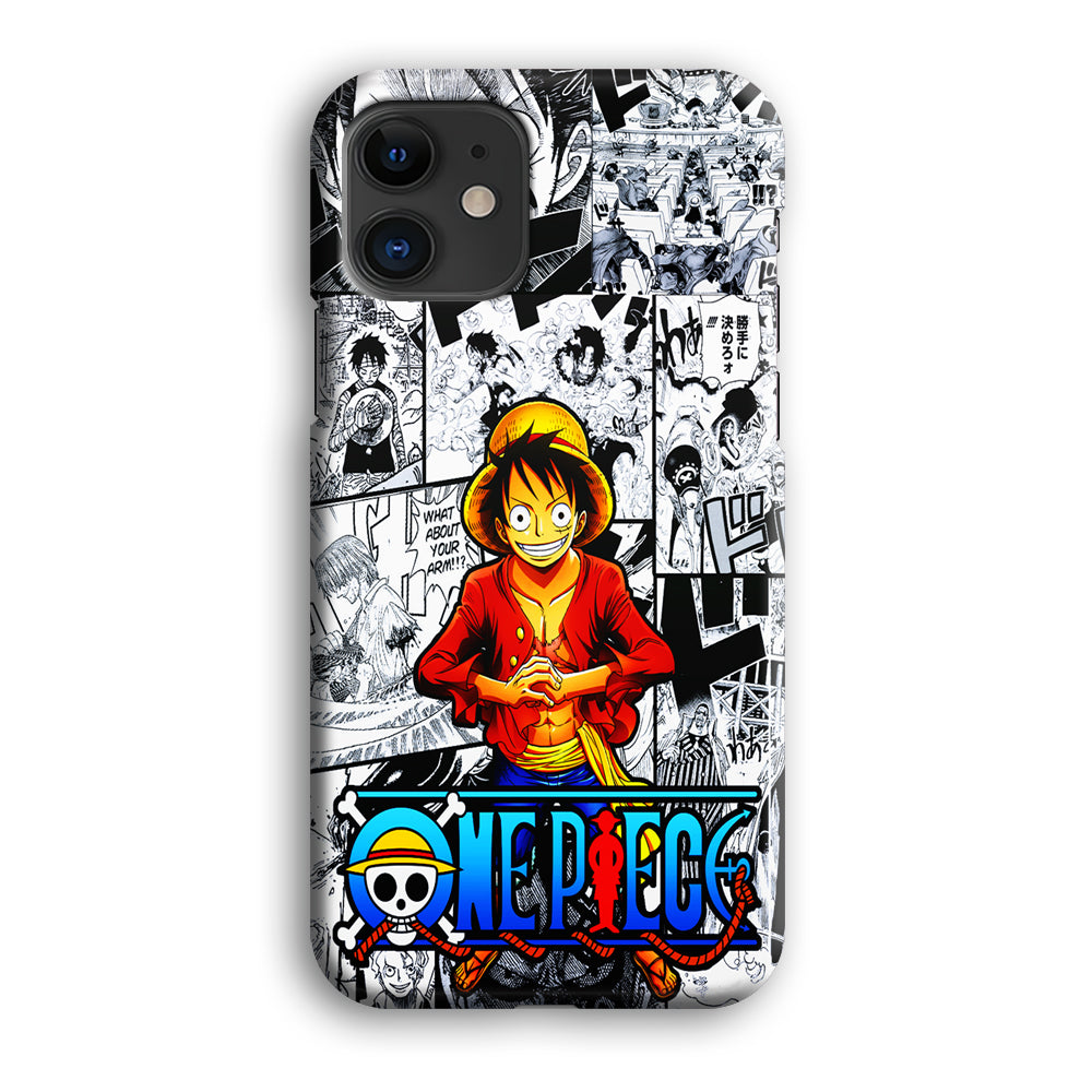 One Piece Luffy Comic iPhone 12 Case-Phone Case-3D Case-Altracase