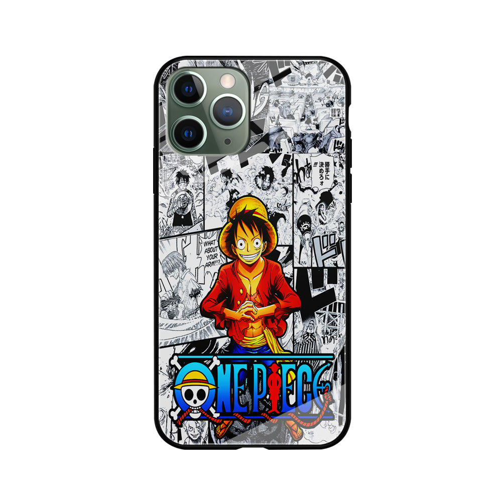 One Piece Luffy Comic iPhone 11 Pro Case-Phone Case-Tempered Glass Case-Altracase
