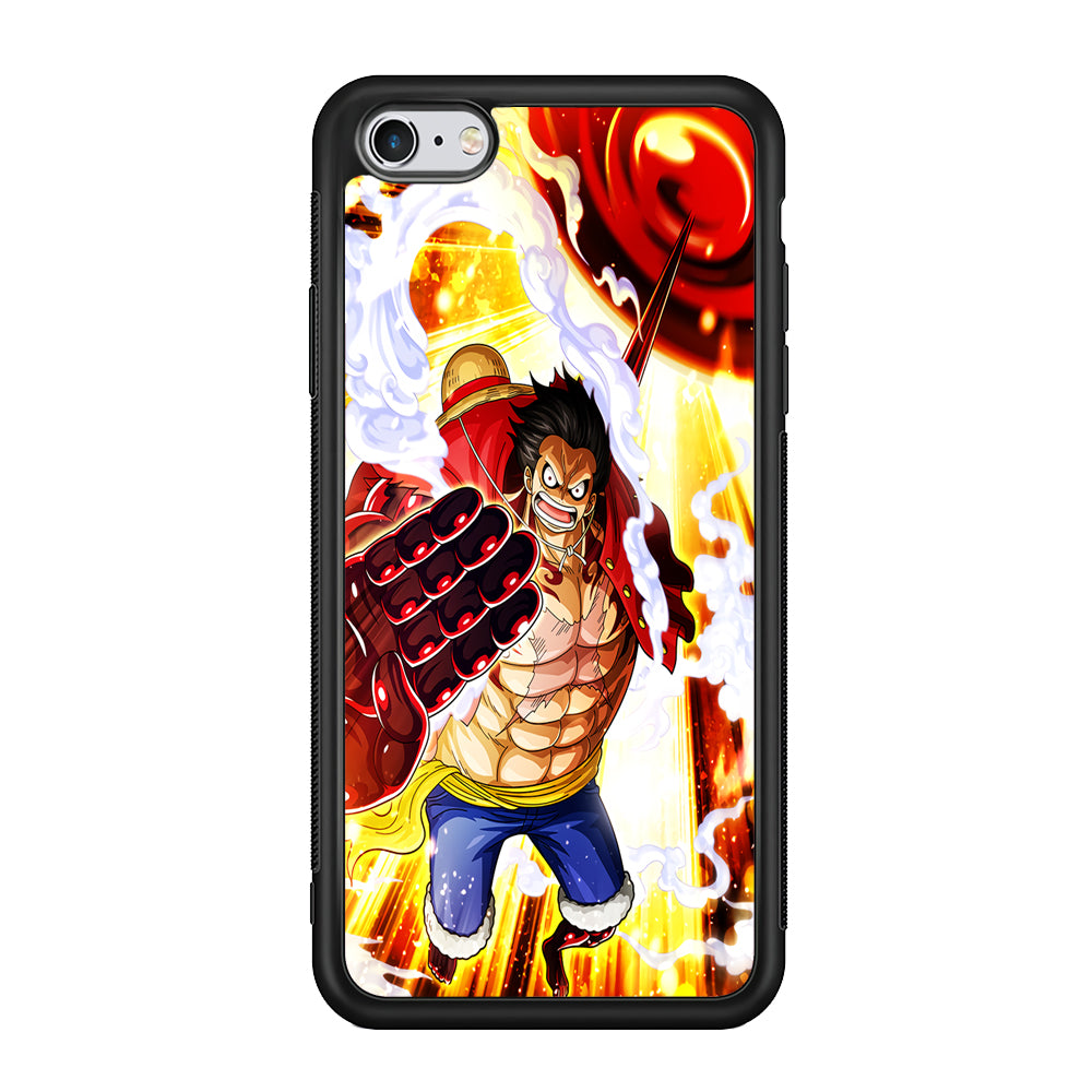 One Piece Luffy Gear Fourth iPhone 6 | 6s Case-Phone Case-Rubber Black (2D Case)-Altracase