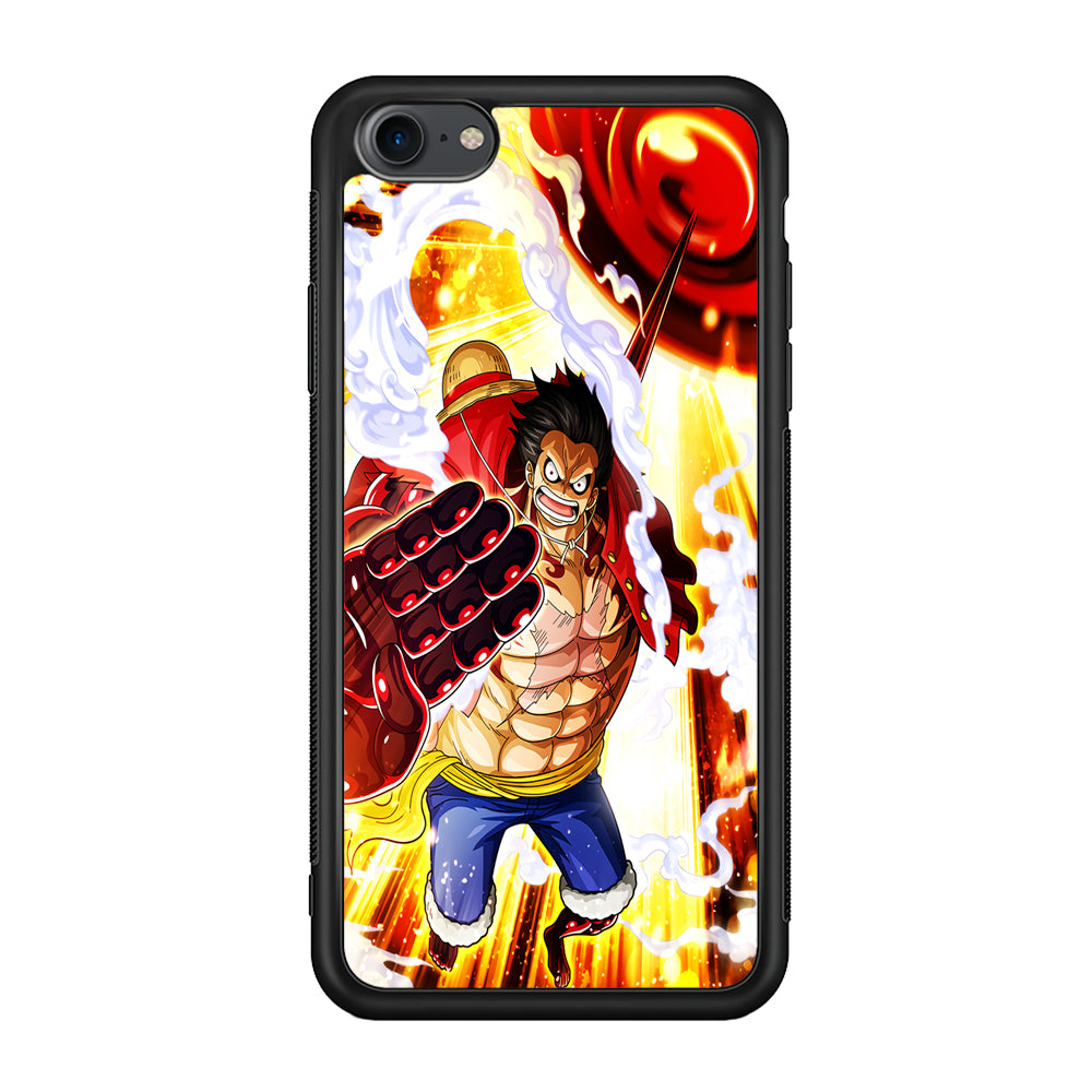 One Piece Luffy Gear Fourth iPhone 7 Case-Phone Case-Rubber Black (2D Case)-Altracase