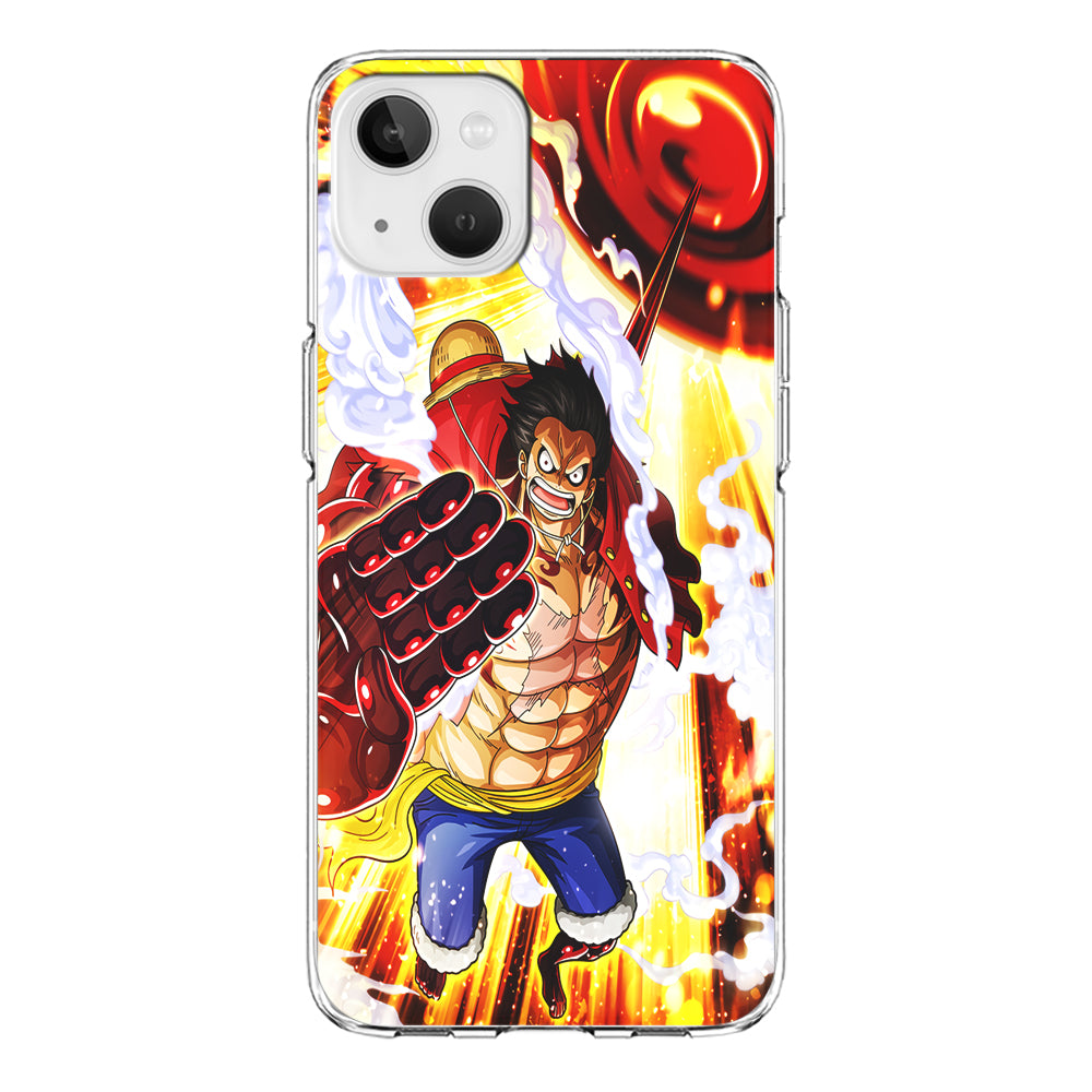 One Piece Luffy Gear Fourth iPhone 13 Mini Case-Phone Case-Clear Soft Case-Altracase