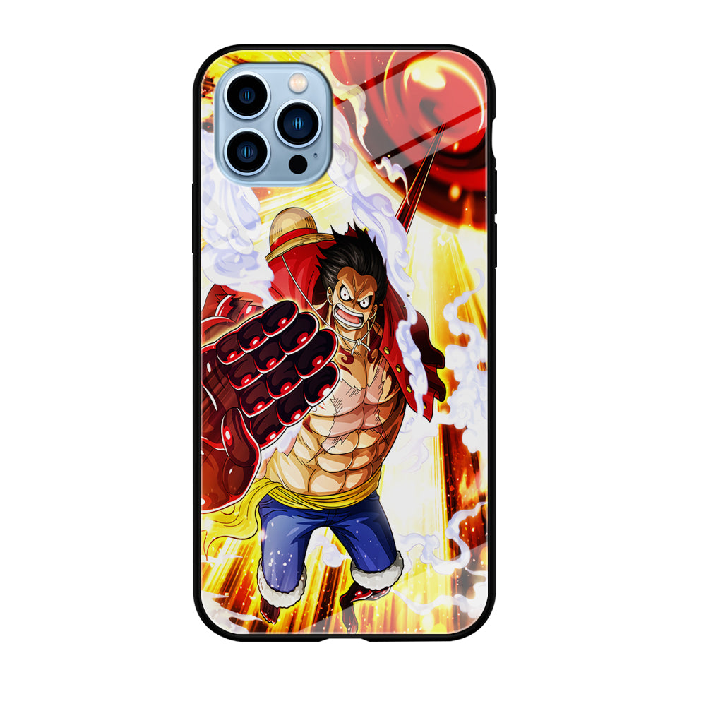 One Piece Luffy Gear Fourth iPhone 12 Pro Max Case-Phone Case-Tempered Glass Case-Altracase