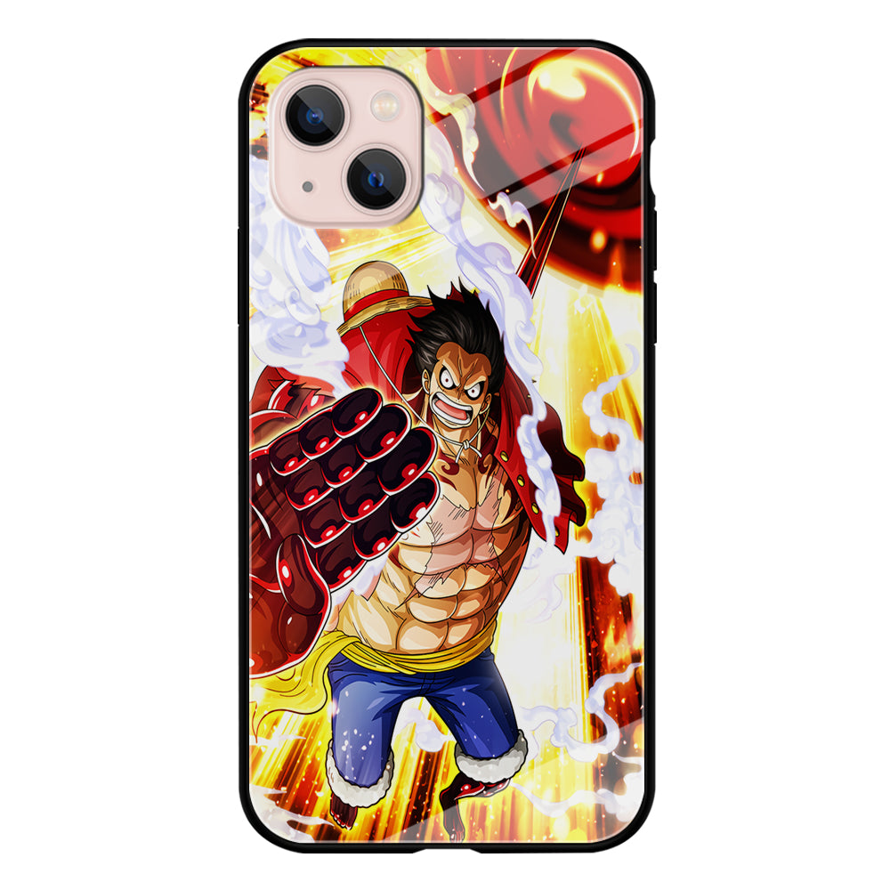 One Piece Luffy Gear Fourth iPhone 13 Mini Case-Phone Case-Tempered Glass Case-Altracase
