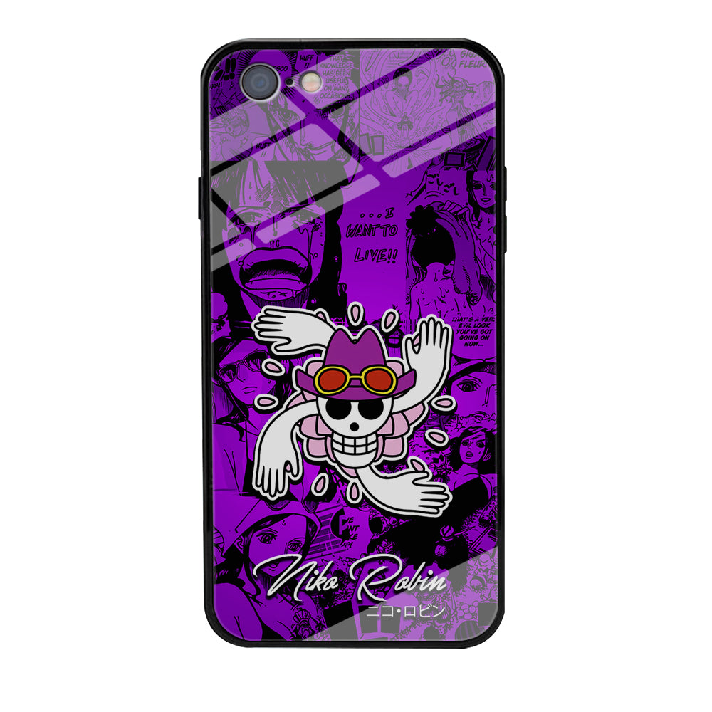 One Piece Robin Comic iPhone 6 | 6s Case-Phone Case-Tempered Glass Case-Altracase