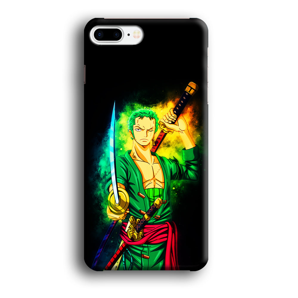 One Piece Roronoa Zoro Art iPhone 8 Plus Case-Phone Case-3D Case-Altracase