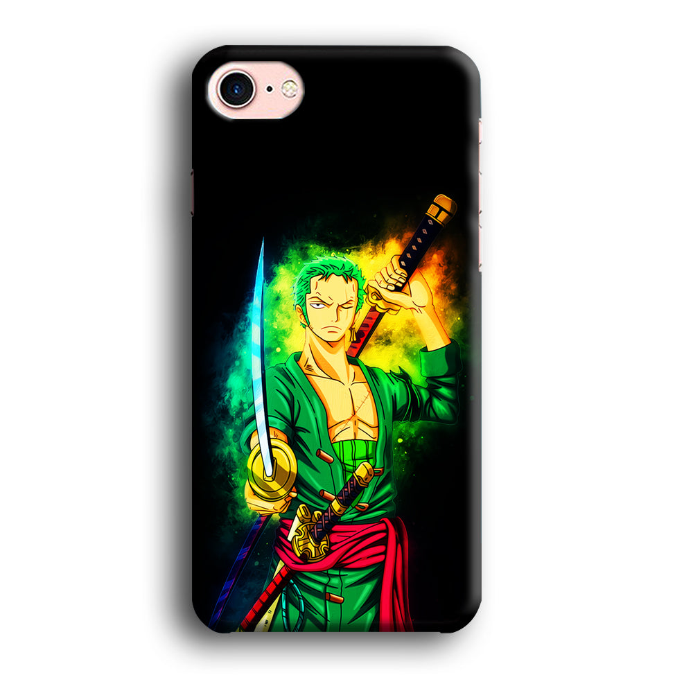 One Piece Roronoa Zoro Art iPhone 7 Case-Phone Case-3D Case-Altracase