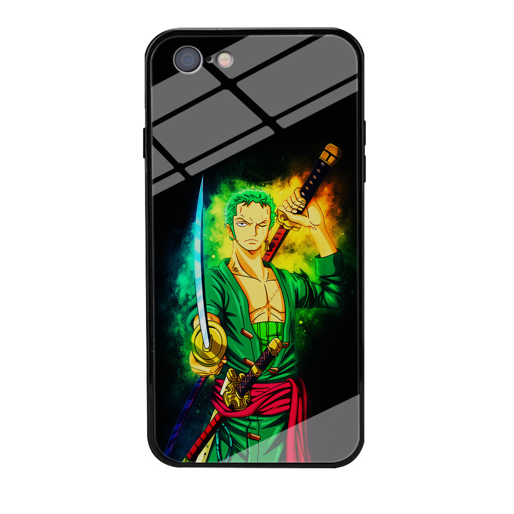 One Piece Roronoa Zoro Art iPhone 6 | 6s Case-Phone Case-Tempered Glass Case-Altracase